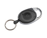 Retractable keyring with carabiner