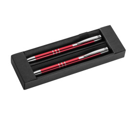 Set de bolígrafo y portaminas metálico